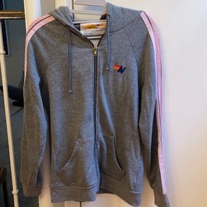 Aviator nation. Zip up hoodie.size M